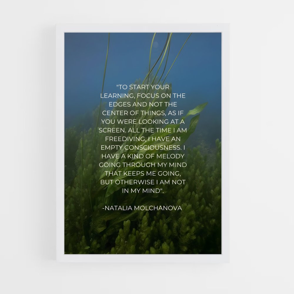 Poster Profondeur Éternelle – affiche Plongée en apnée (vue 3)